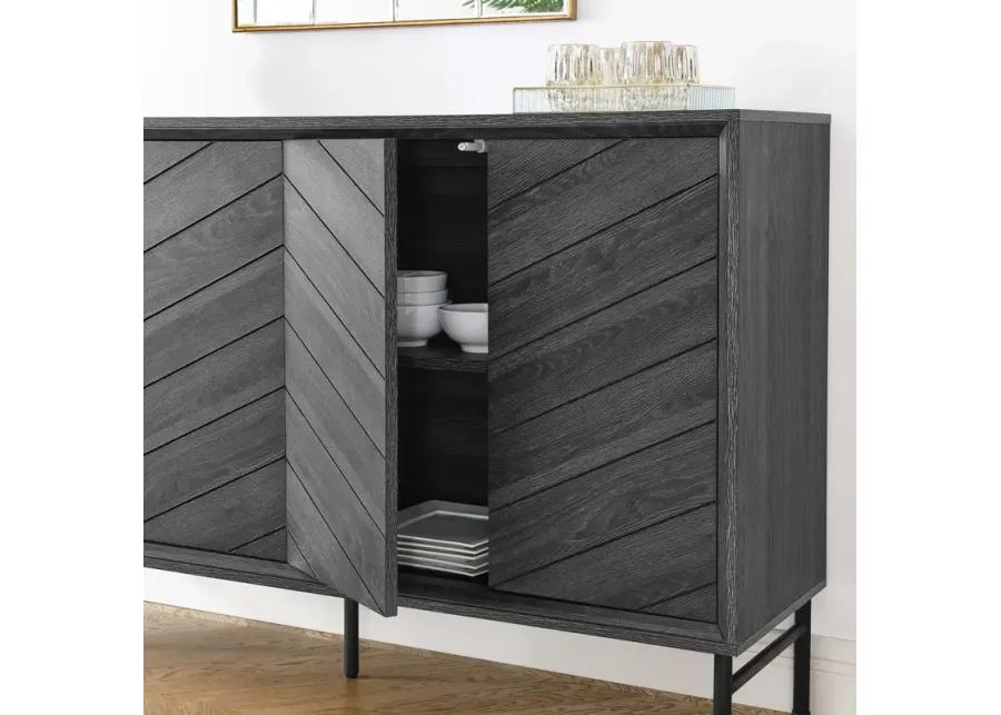 Harper Chevron Sideboard