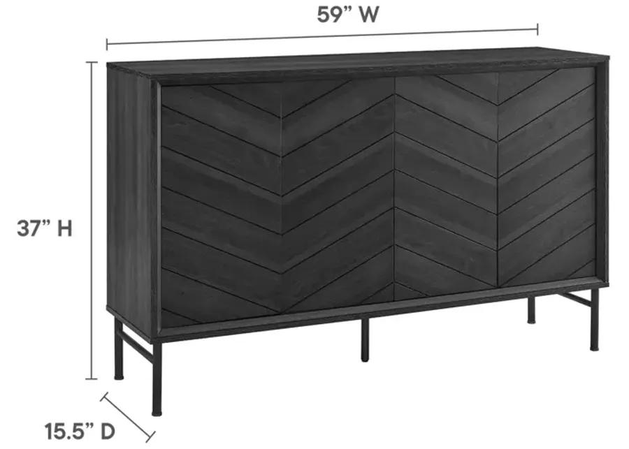 Harper Chevron Sideboard