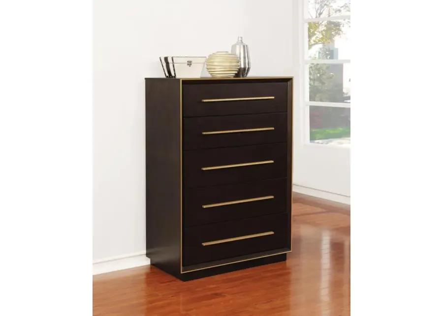 Durango 5-drawer Chest Smoked Peppercorn