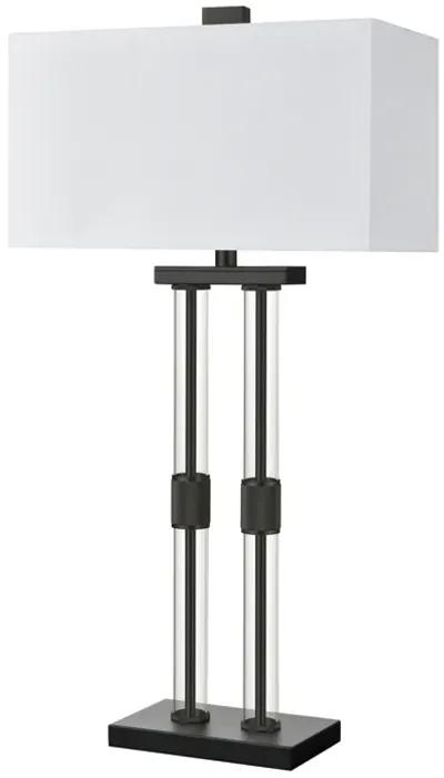 Roseden Court 34" High 1-Light Table Lamp - Matte Black