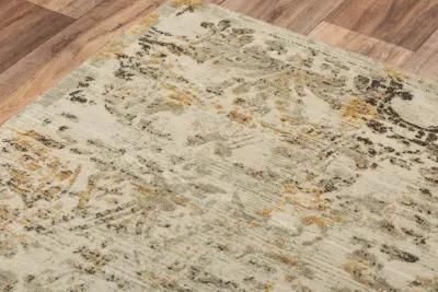 Premier Beige Abstract NZ Wool/Tencel Blend 10' x 13' Rectangle Rug