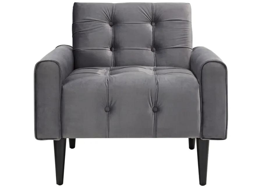 Delve Performance Velvet Armchair