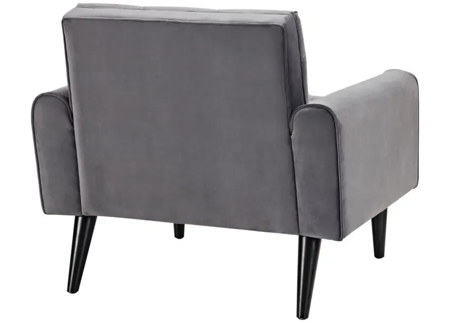 Delve Performance Velvet Armchair