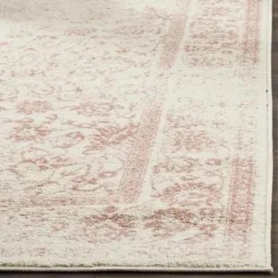 Adirondack Contemporary Ivory / Rose 9' X 12' Powerloomed Rug