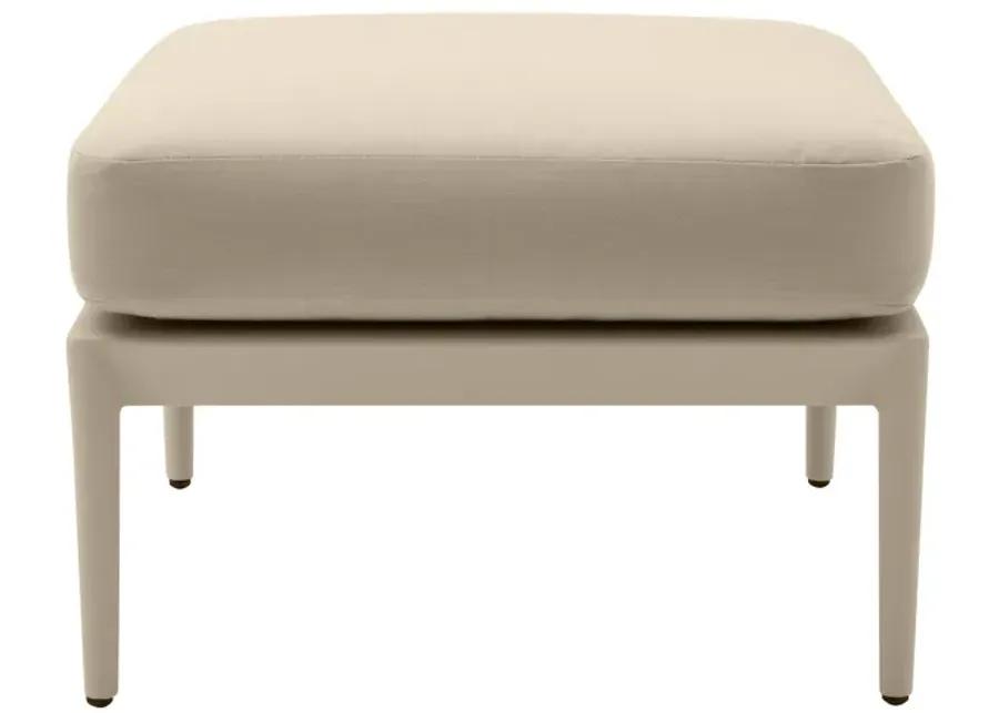 Kapri Taupe Outdoor Ottoman