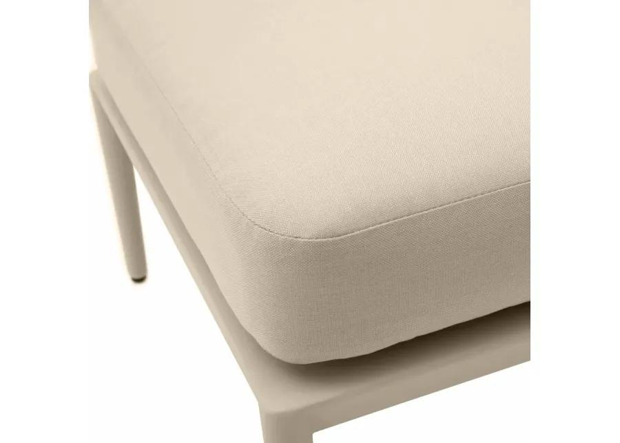 Kapri Taupe Outdoor Ottoman