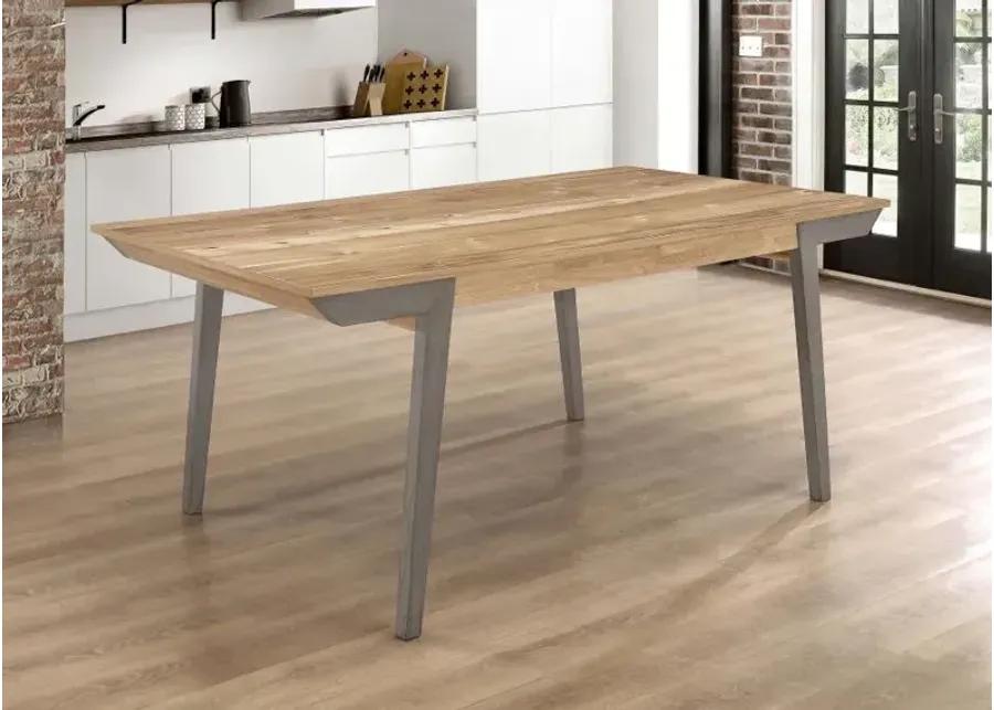 Adan Wooden Dining Table Acacia And Coastal Grey