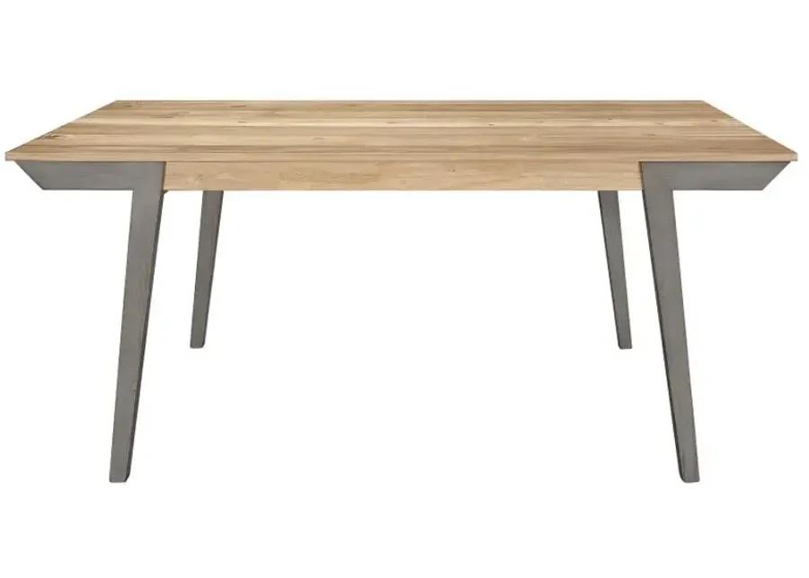 Adan Wooden Dining Table Acacia And Coastal Grey