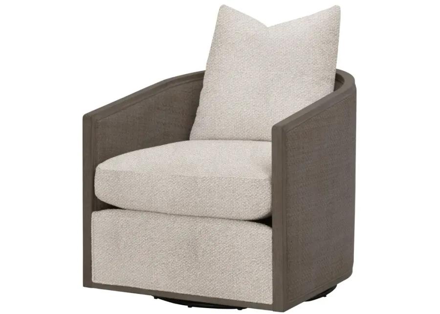 McGuire Swivel Club Chair