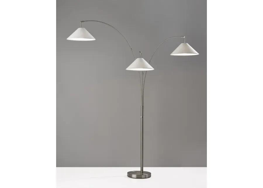 Braxton 3-Arm Arc Lamp