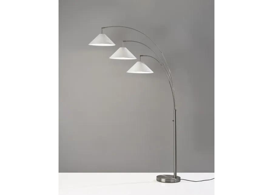 Braxton 3-Arm Arc Lamp