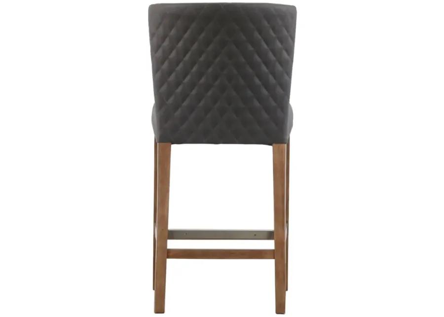 Albie Diamond Stitching Counter Stool