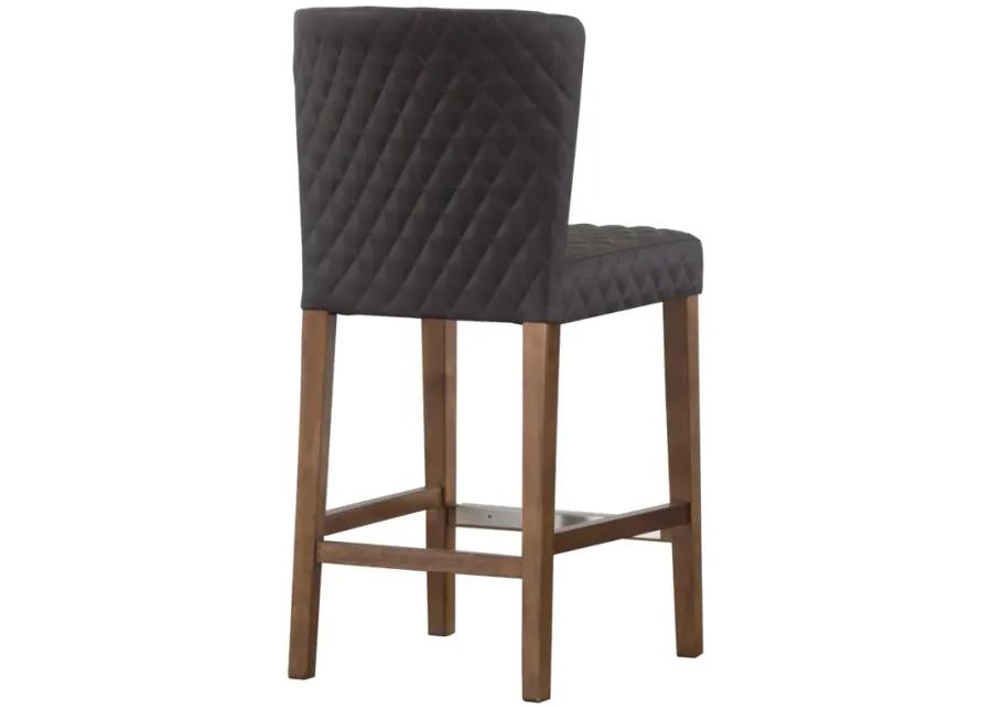 Albie Diamond Stitching Counter Stool