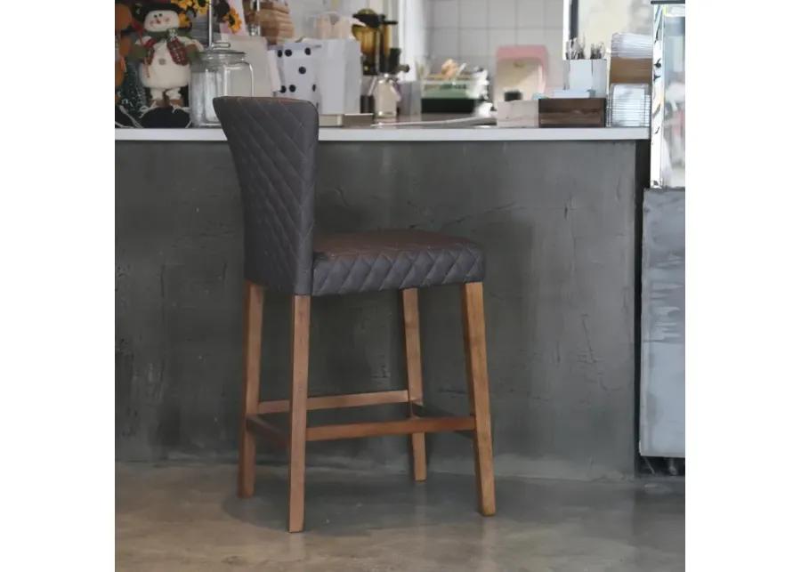 Albie Diamond Stitching Counter Stool