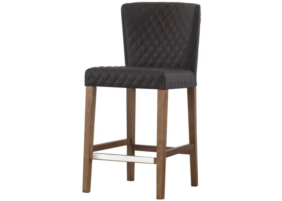 Albie Diamond Stitching Counter Stool