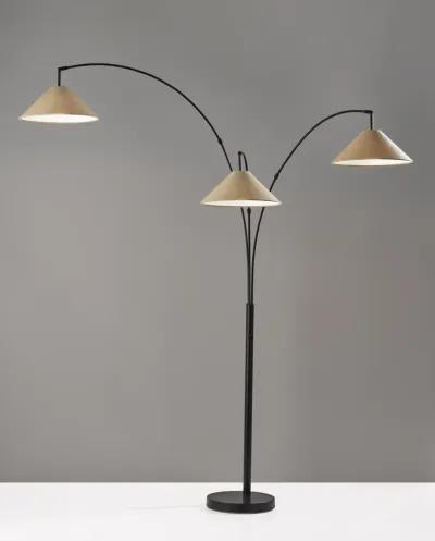 Braxton 3-Arm Arc Lamp