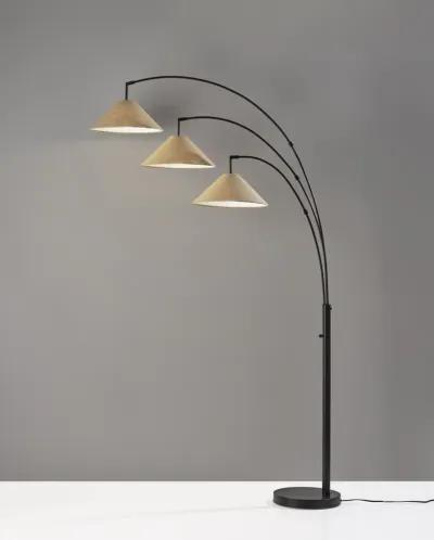 Braxton 3-Arm Arc Lamp