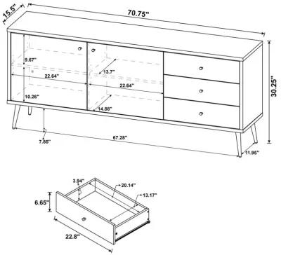 Abbott 2-Door Engineered Accent Cabinet