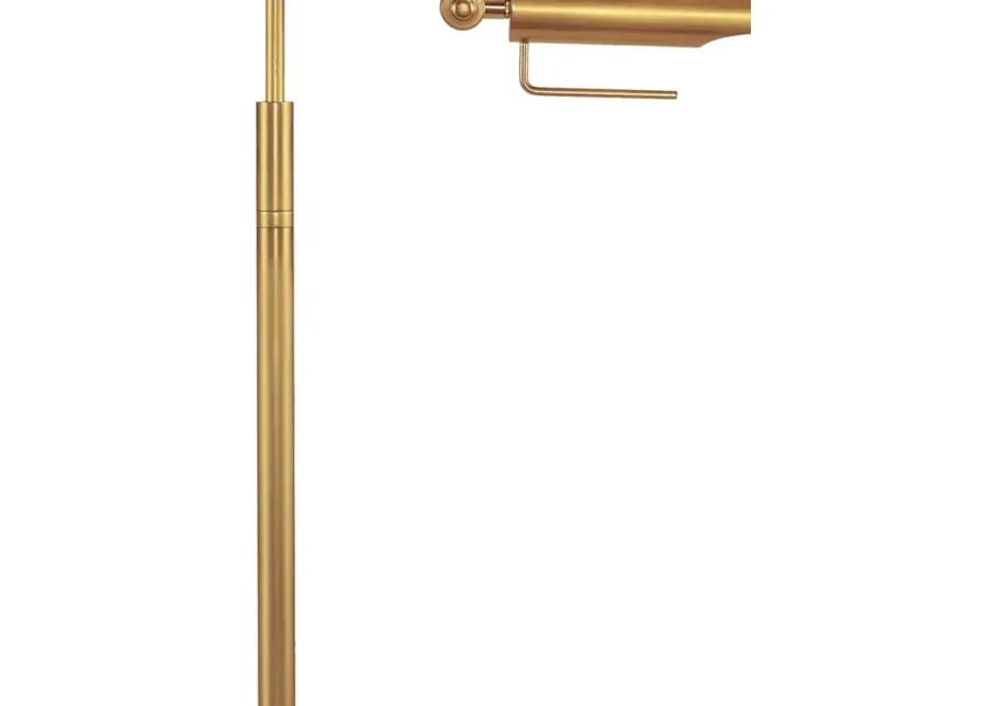 Raven Floor Lamp (Natural Brass)