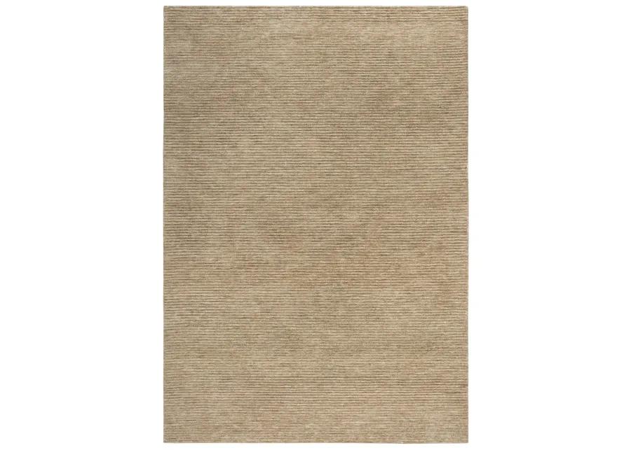 Mason Park Beige Solid/Tone on Tone Recycled Polyester 8'6" x 11'6" Rectangle Rug