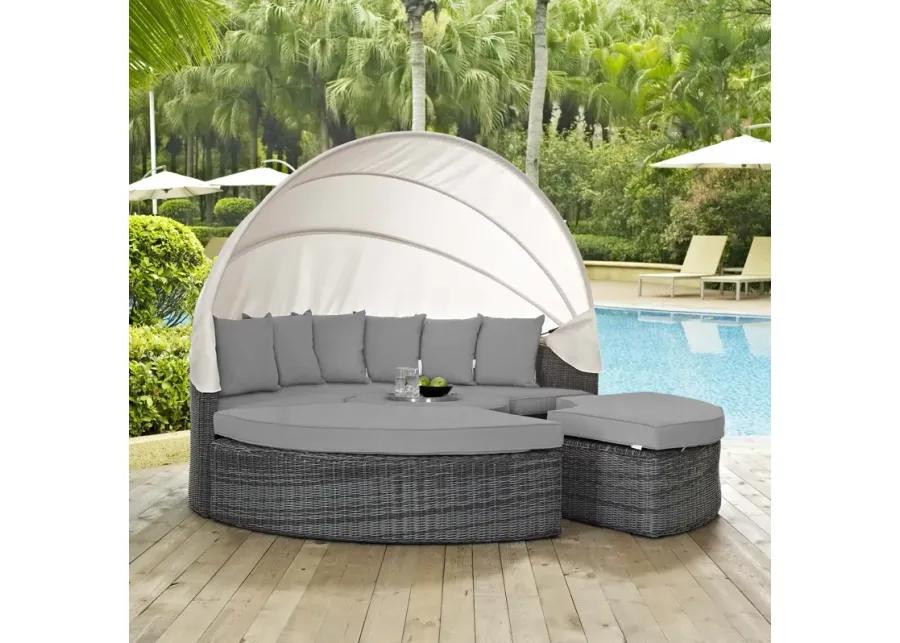 Summon Canopy Outdoor Patio Sunbrella® Daybed