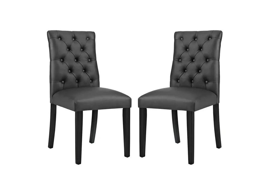 Duchess Dining Chair Vinyl Set of 2