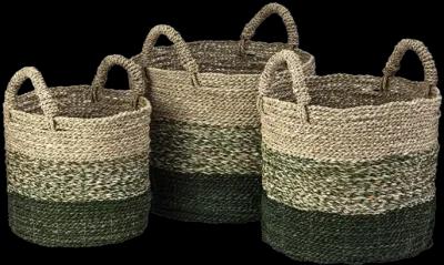 Maton Seagrass Baskets - Set of 3