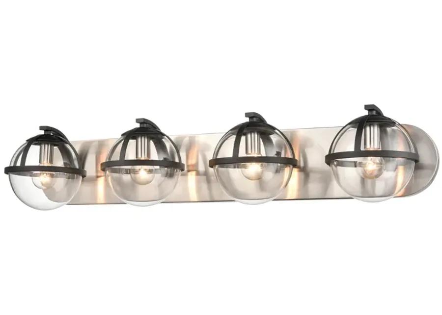 Davenay 31" Wide 4-Light Vanity Light - Satin Nickel