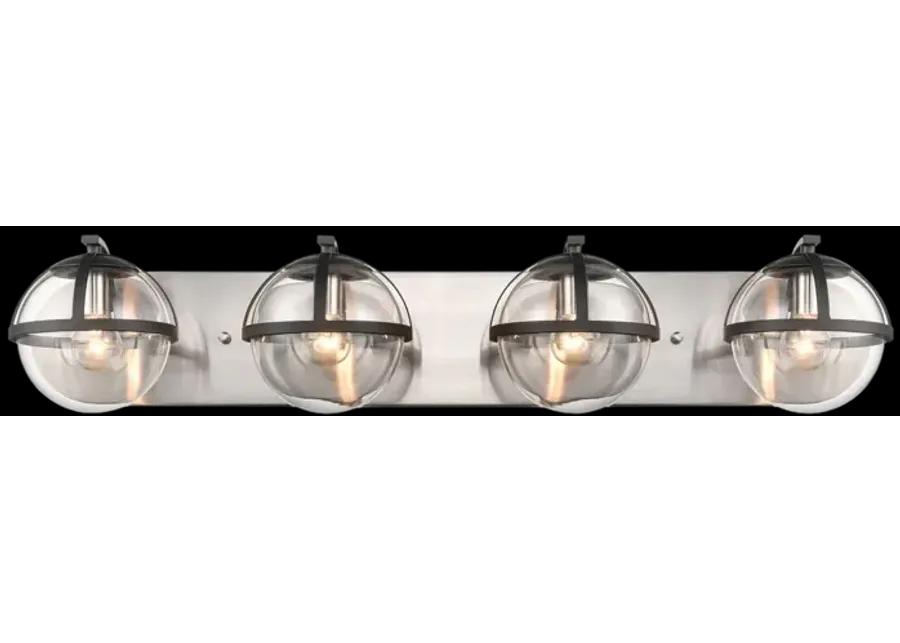 Davenay 31" Wide 4-Light Vanity Light - Satin Nickel