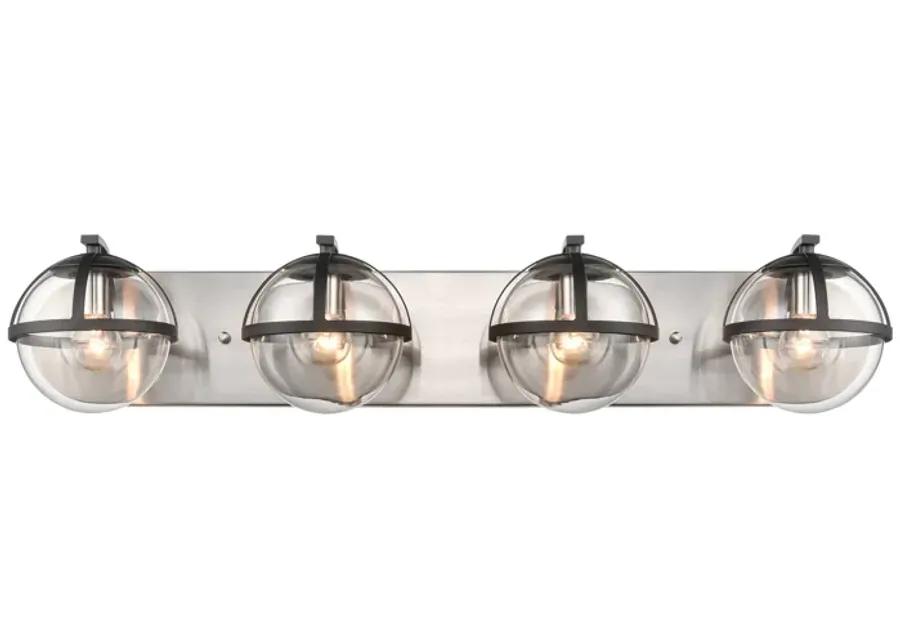 Davenay 31" Wide 4-Light Vanity Light - Satin Nickel