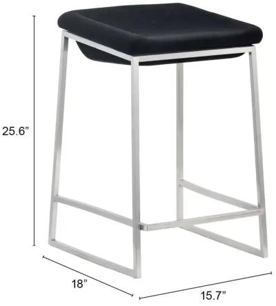 Lids Counter Stool (Set of 2) Dark Gray