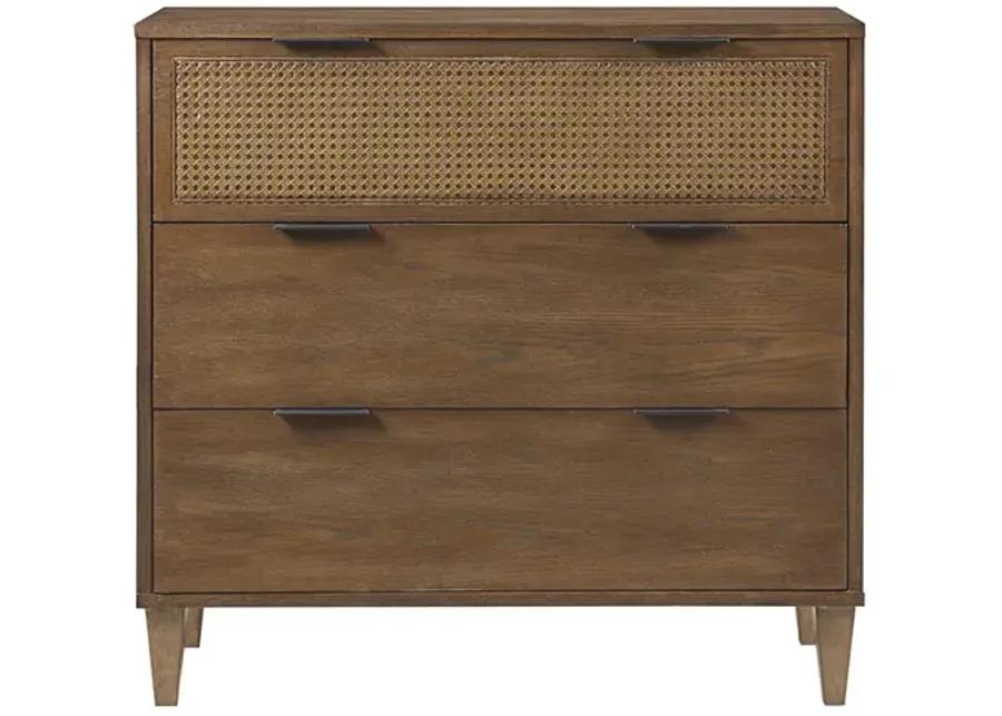 Madison Park Cali Natural 3-Drawer Accent Chest