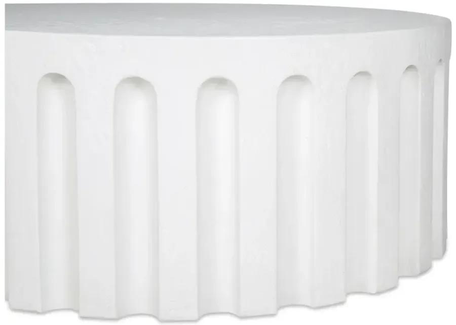 Eris Outdoor Coffee Table White