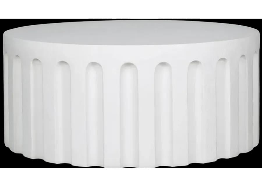 Eris Outdoor Coffee Table White