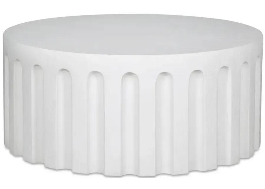 Eris Outdoor Coffee Table White