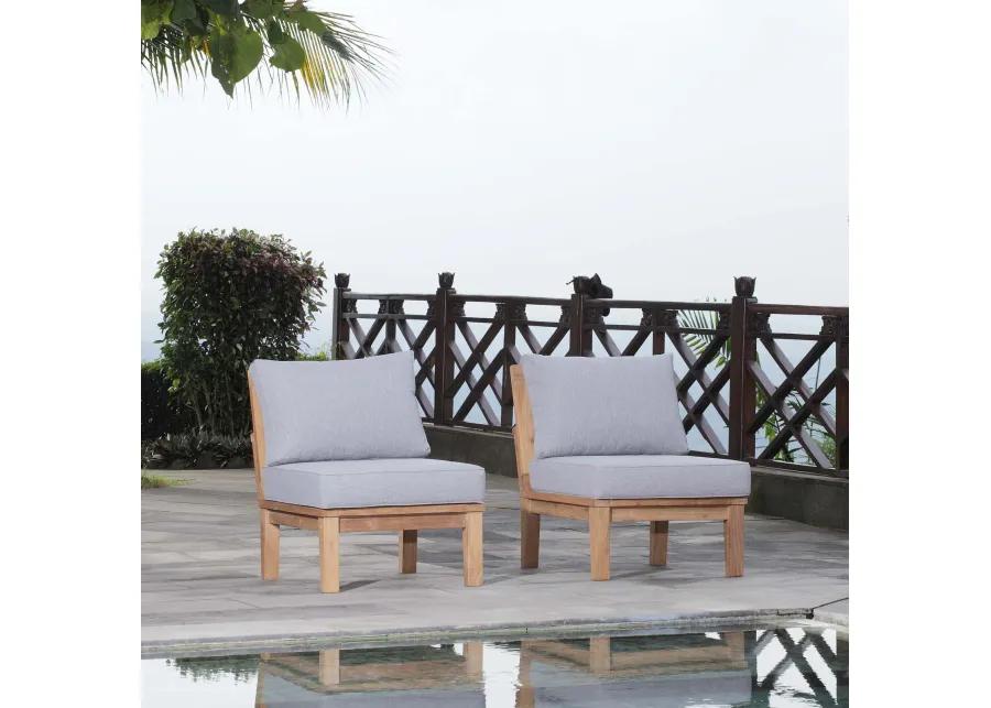 Marina 2 Piece Outdoor Patio Teak Set