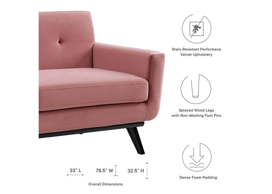 Engage Performance Velvet Loveseat