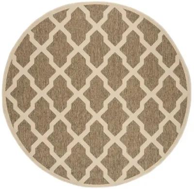 LINDEN 122 Collection LND122D-6R Beige / Cream 6'-7" X 6'-7" Round