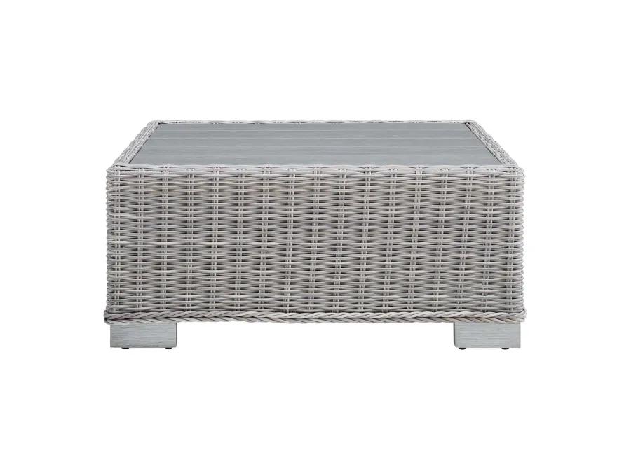 Conway 32" Outdoor Patio Wicker Rattan Coffee Table