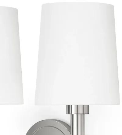 Legend Sconce Double (Polished Nickel)