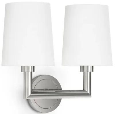 Legend Sconce Double (Polished Nickel)