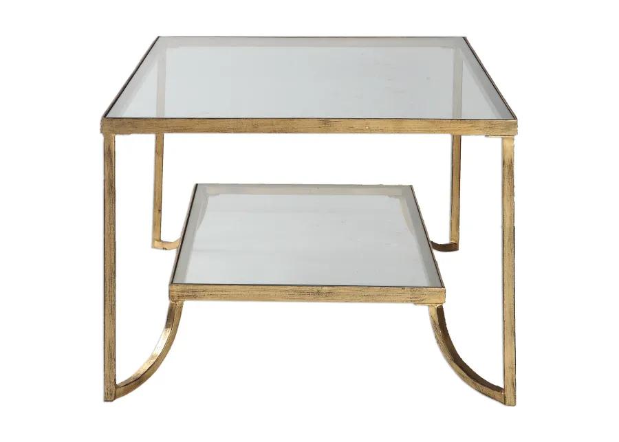 Katina Gold Leaf Coffee Table