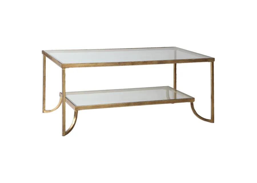 Katina Gold Leaf Coffee Table