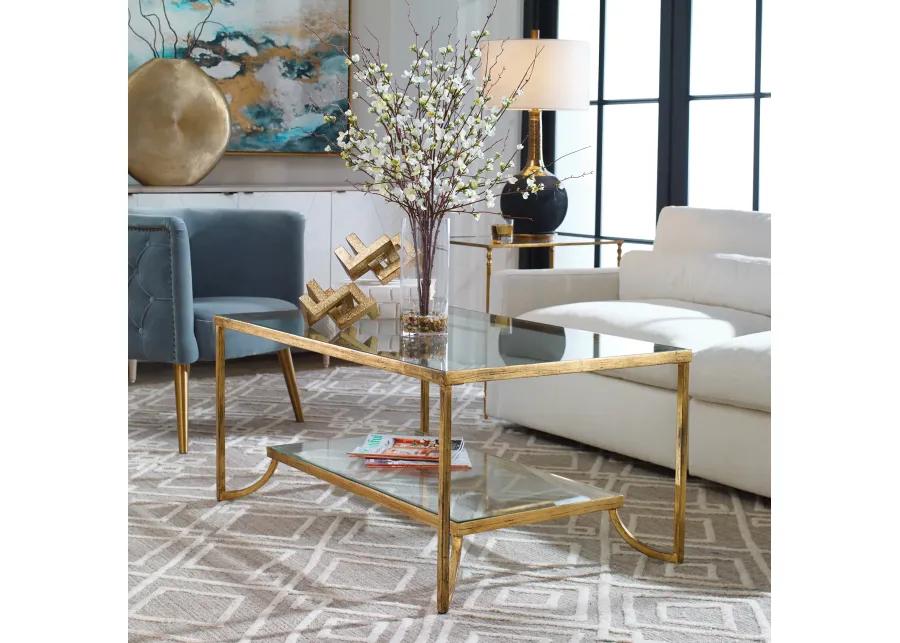 Katina Gold Leaf Coffee Table