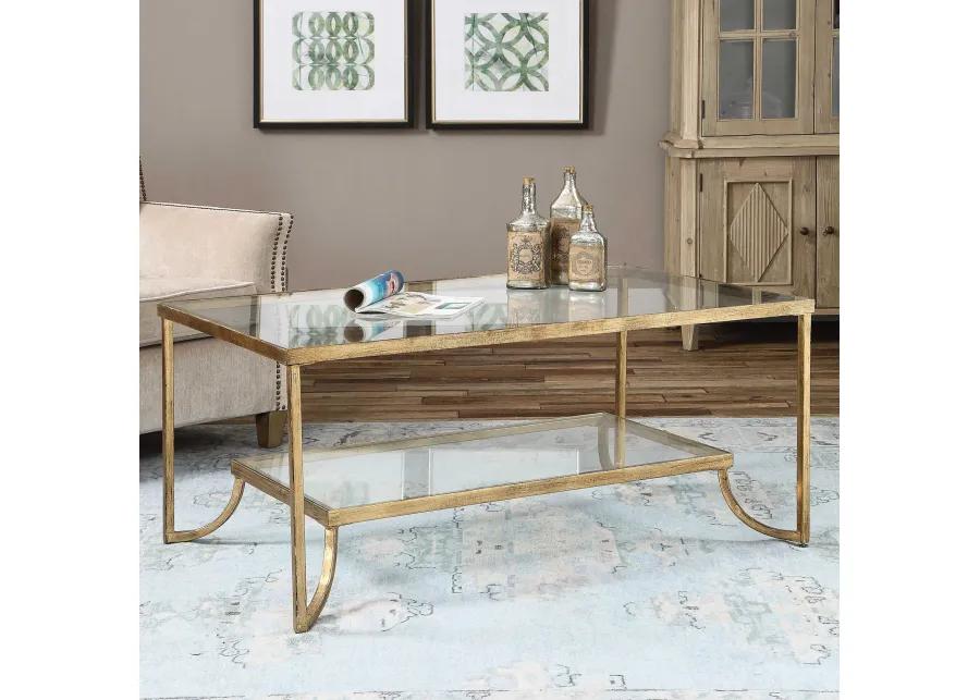 Katina Gold Leaf Coffee Table