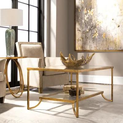 Katina Gold Leaf Coffee Table