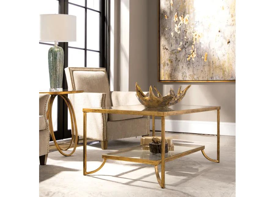 Katina Gold Leaf Coffee Table