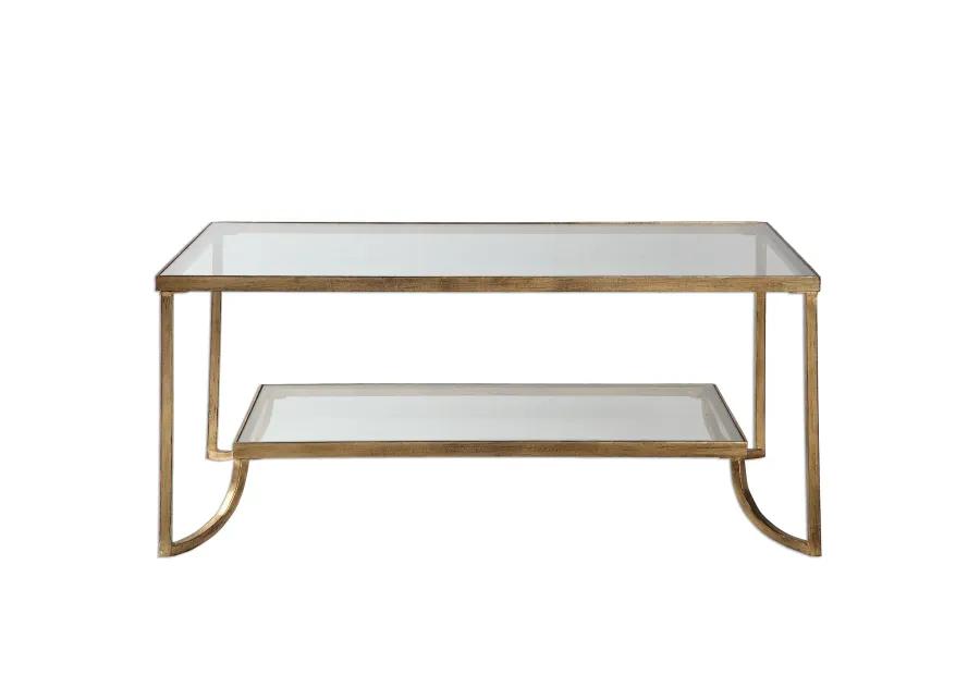 Katina Gold Leaf Coffee Table