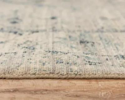 Platinum Beige/Green Distressed Classical Proprietary Wool 10' x 13' Rectangle Rug