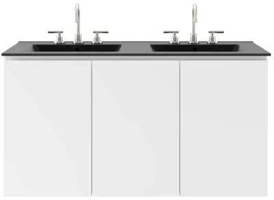 Bryn 48" Wall-Mount Double Sink Bathroom Vanity